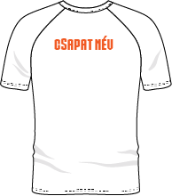 Csapatnév felirat